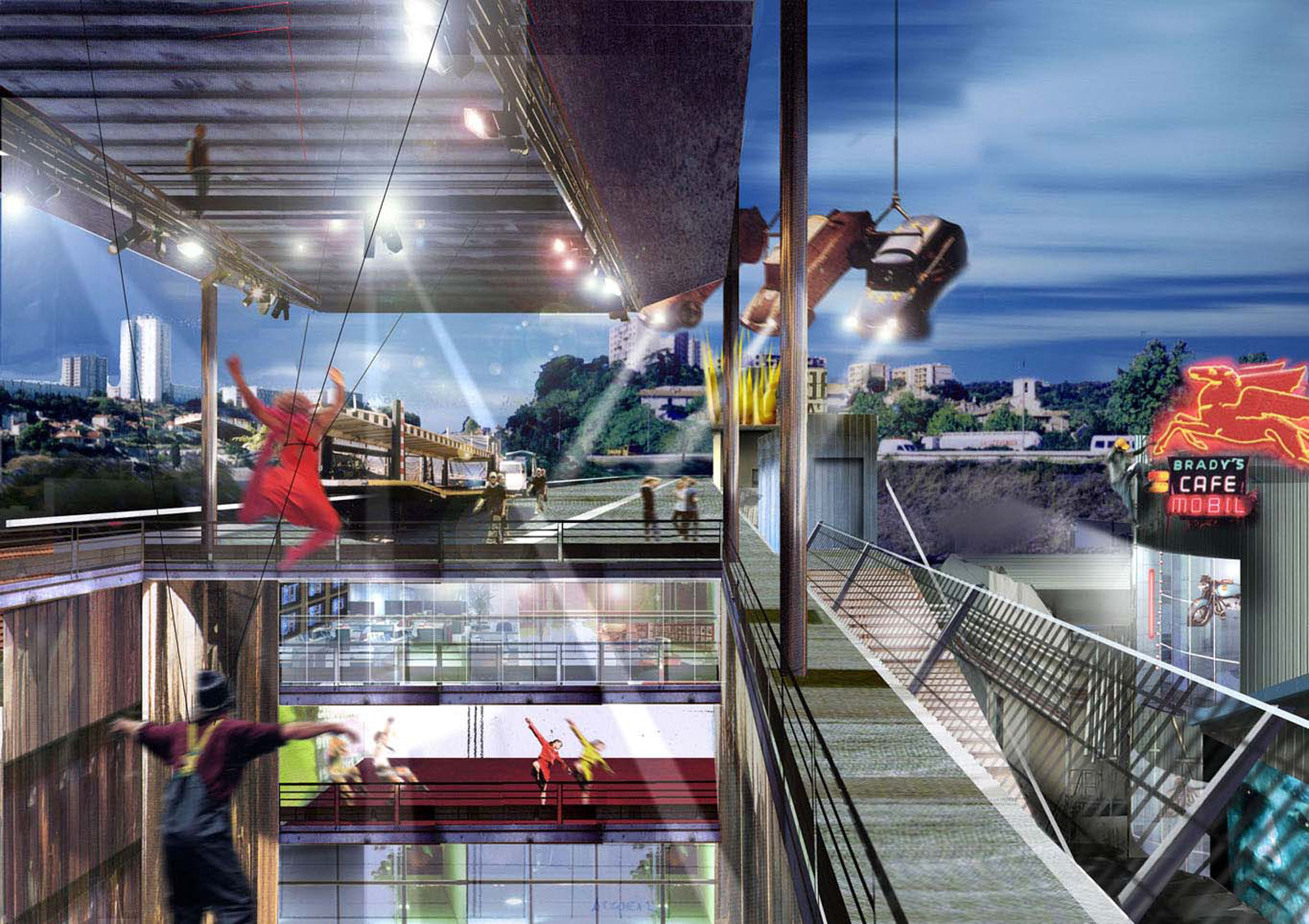 le théatre d 'art acrobatique